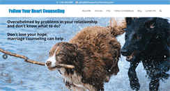 Desktop Screenshot of followyourheartcounseling.com